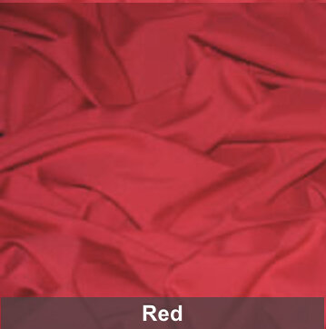 Red  Polyester 8 Foot Drape Table Linen