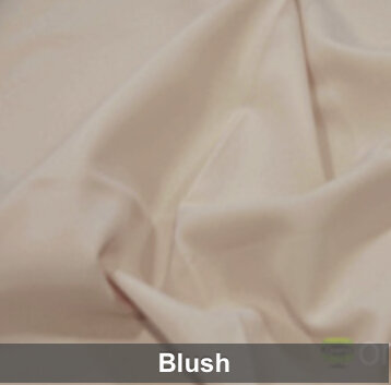 Blush Poly Satin 8 Foot Drape Table Linen