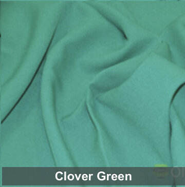 Clover Green Poly Satin 132 Inch Round Table Linen