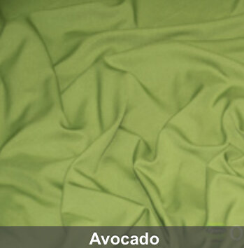 Avocado Green Polyester 6 Foot Drape Table Linen