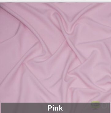 Pink Polyester 132 Inch Round Table Linen