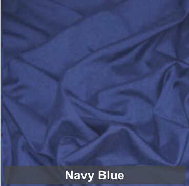 Navy Blue Polyester 8 Foot Drape Table Linen