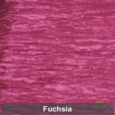 Fuschia Crushed Shimmer 132 Inch Round Table Linen