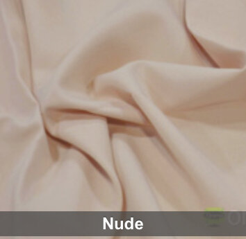 Nude Polyester 8 Foot Drape Table Linen