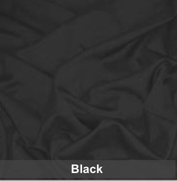 Black Polyester Runner 18 x 108 Inch
