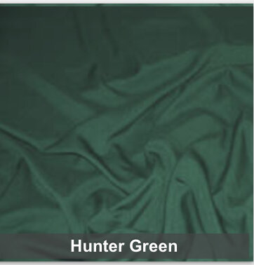 Hunter Green Shantung Satin Runner 18 x 108 Inch