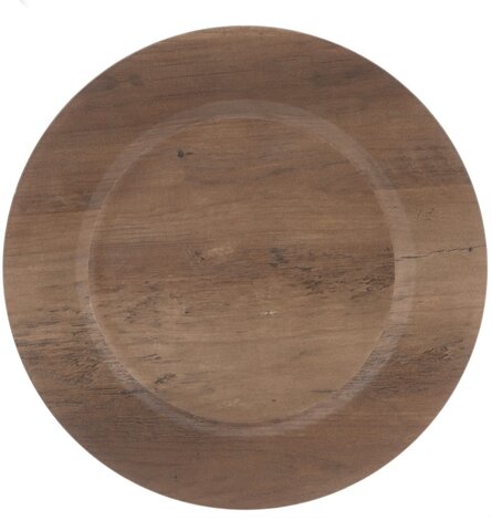 Plate Charger Oak 12.5 Inch