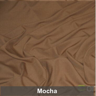 Mocha Polyester 6 Foot Drape Table Linen
