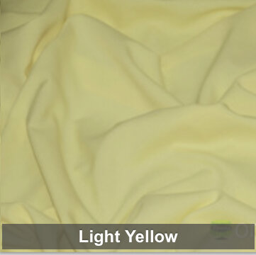 Light Yellow Polyester 8 Foot Drape Table Linen