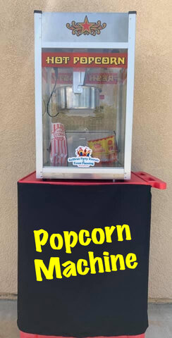 Popcorn Machine On a Cart