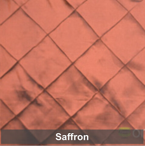 Saffron Pintuck 8 Foot Drape Table Linen