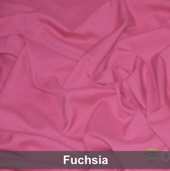 Fushia Poly Satin 6 Inch Drape Table Linen