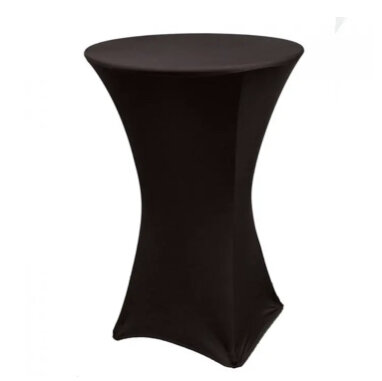 Spandex Black Cover for Cocktail Table