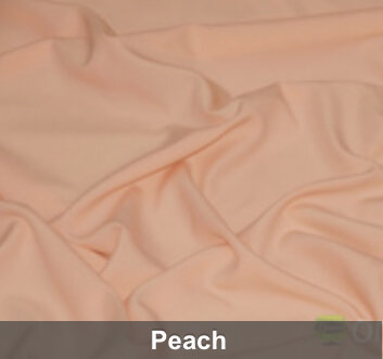 Peach Poly Satin Overlay 80 x 80 Inch