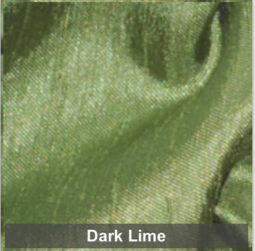 Dark Lime Shantung Satin 120 Inch Round Table Linen