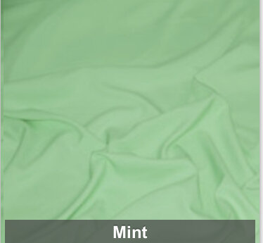 Mint Poly Satin 6 Foot Drape Table Linen