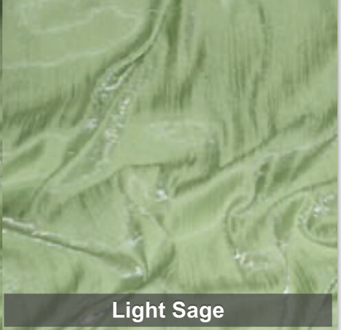 Sage Crushed Shimmer 132 Inch Round Table Linen