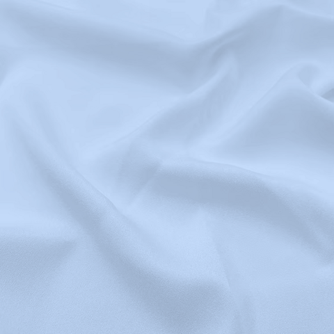 Sky Blue Polyester 120 Inch Round Table Linen