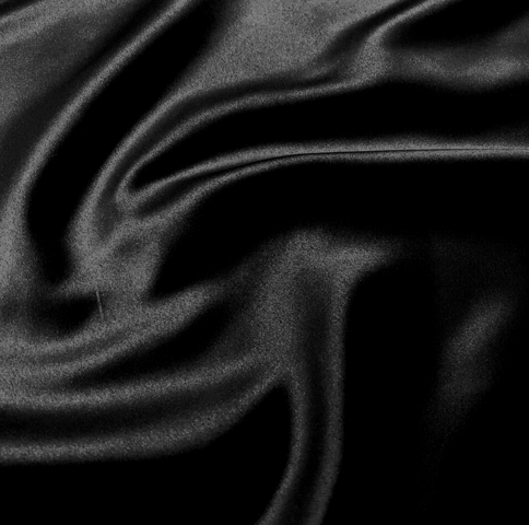 Black Poly Satin Dinner Napkin