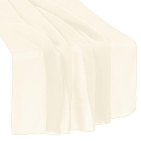 Chiffon Runner Ivory