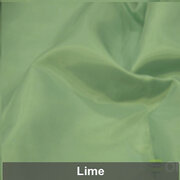 Dark Lime Poly Satin Dinner Napkin