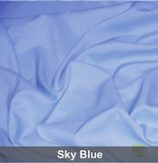 Sky Blue Poly Satin Dinner Napkin