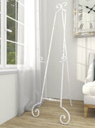 Easel White Distressed Metal 5 Foot