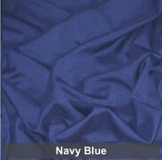 Navy Blue Poly Satin Overlay 80 x 80 Inch