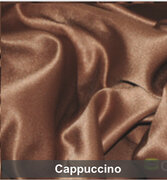 Cappuccino Poly Satin Overlay 80 x 80 Inch