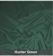 Hunter Green Poly Satin Overlay 80 x 80 Inch