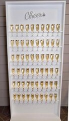 Champagne Wall, 60 Glass White Cheers