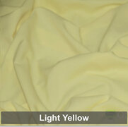 Light Yellow Poly Satin Overlay 80 x 80 Inch