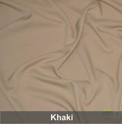 Khaki Poly Satin Overlay 80 x 80 Inch