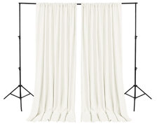 Backdrop Curtain Ivory 7.5 x 13 Feet