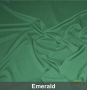 Emerald Green Polyester 6 Foot Drape Table Linen