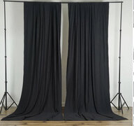 Backdrop Curtain Black 30 Inch x 12 Feet
