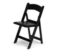 Chair Black Resin Padded