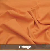 Orange Polyester 6 Foot Drape Table Linen