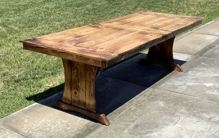 Table, Wooden Farm Table 6 foot