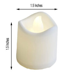 Votive Candle, Ivory 1.5 Inch