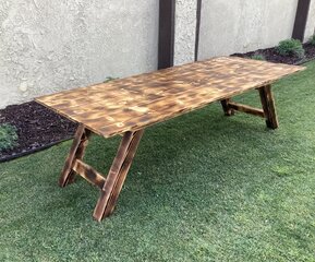 Table, Wooden Farm Table 8 Foot
