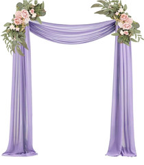 Arch Swag Lavender Chiffon 20 foot x 28 inch