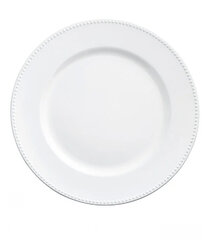 White Shimmery 13 Inch Plate Charger