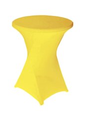 32 Inch Spandex Yellow Cover for Cocktail Table