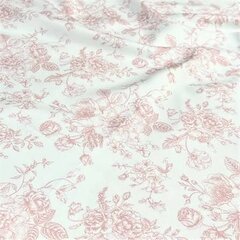 Pink French Toile 120 Inch Round Table Linen