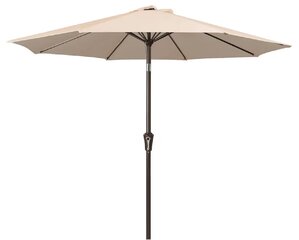 Tan Tilting 9 Foot Market Umbrella