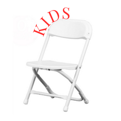 KIDS/TODDLER White Folding Chair