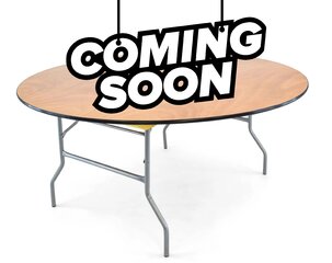 Wood Round 66 Inch Table