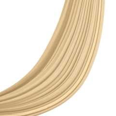 Gold Interlock Swag Piece