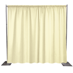 8-14 Feet Pipe and Drape Yellow Interlock